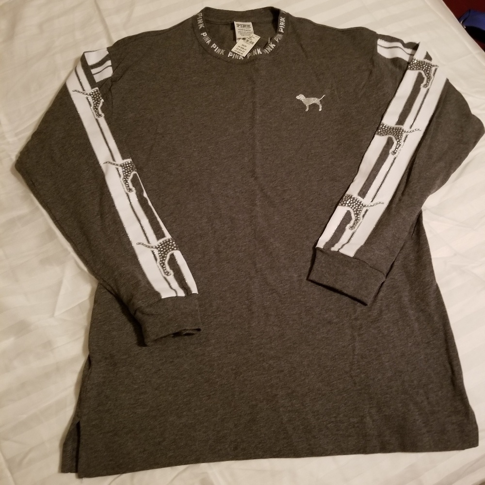 New vs pink bling long sleeve xs